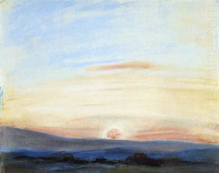 Setting Sun, Eugene Delacroix